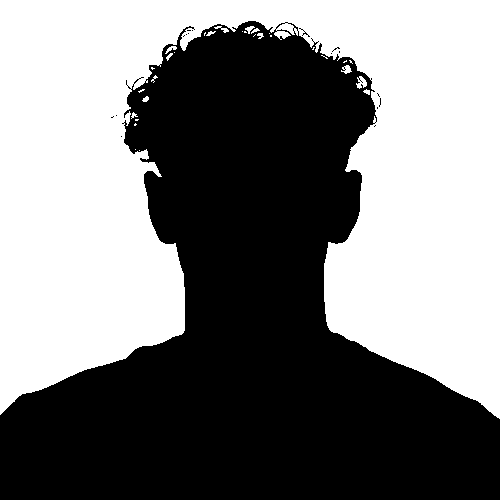 A headshot silhouette of the mystery player you're trying to guess.